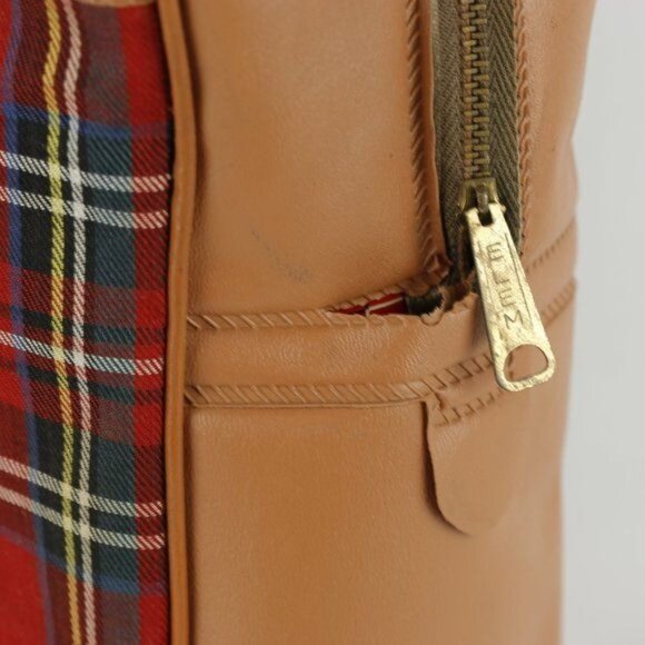 Thermos Vintage Red Plaid Icy-Hot Beverage Container Picnic 3 Piece Set - Picture 4 of 12